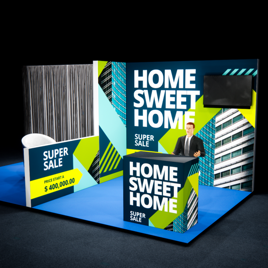 10×10 Backlit Portable Booth