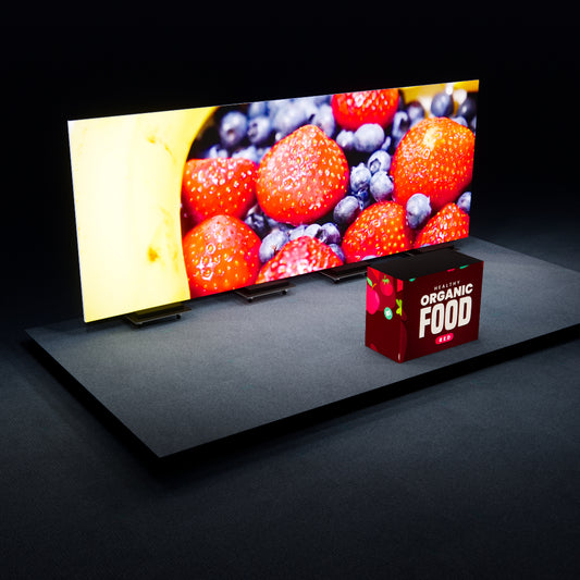 Foldable And Connectable LED Video Wall 10X20 Trade Show Booth Package