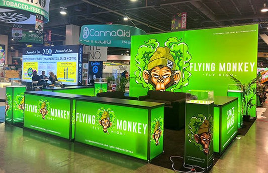 Stunning Modular Exhibition Show Booth Design 20×20ft