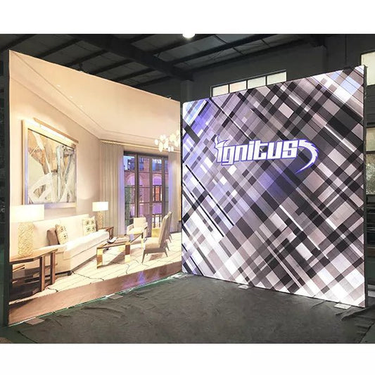 10'x10' Eco - friendly Modular Trade Show Backlit Exhibition Light Box