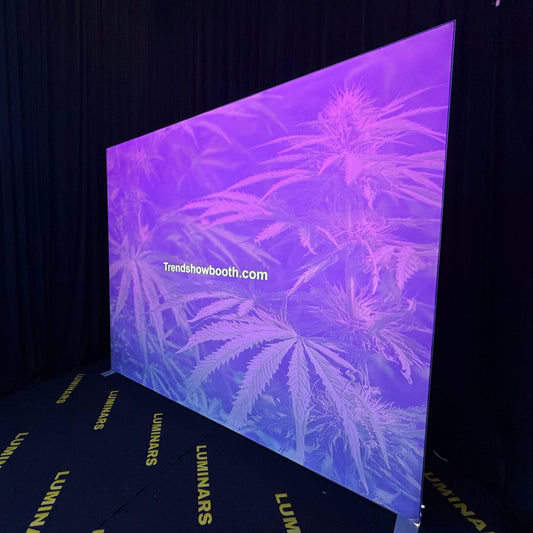 Portable Backlit Wall 3m × 2.5m with Carry Bags