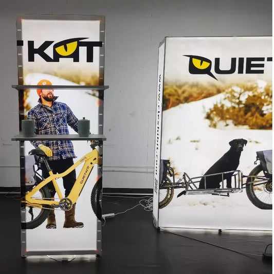 8'x10' Illuminated SEG POP Up Trade Show Display
