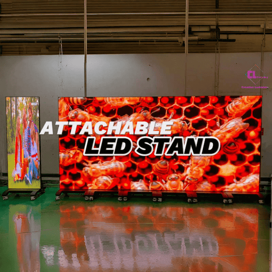 Attachable LED Stand Creative Luminars Versitile LED Screen