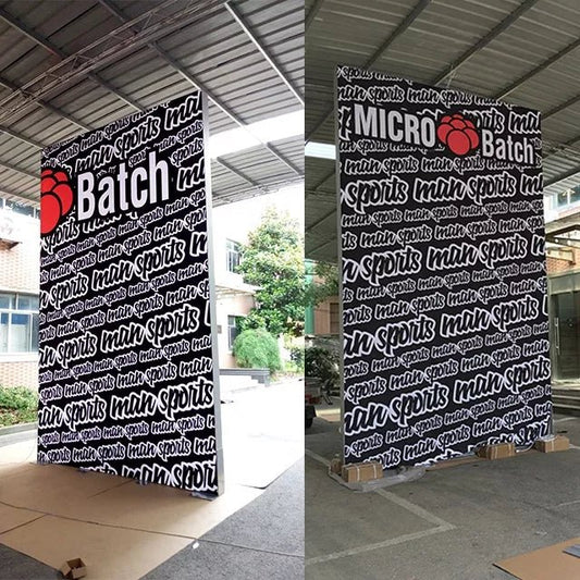 10'x17' Trade Show Display Modular Frameless Backlit Trade Show Booth Design