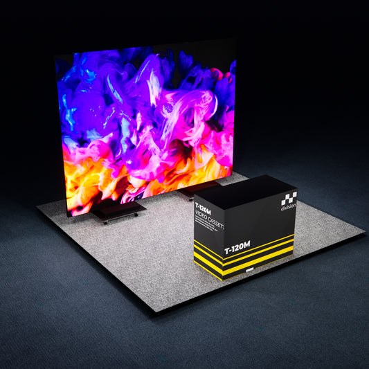 Movable Easy Set Up LED Video Wall for 10X10 Trade Show Booth With Exhibition Table
