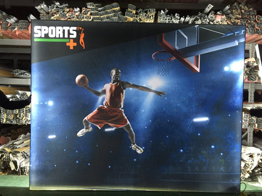 8'x8' Double Sides Free Standing Backlit Trade Show Booth