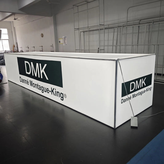 Tailored Modular Backlit Hanging Sign For Beauty and Cosmetic Shows