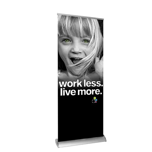 Height - adjustable Luxury Single Sided Trade Show Display Roll Up Banner Stand D - R002