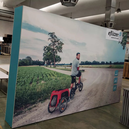 10 x 8 Backlit SEG Fabric Pop Up Display
