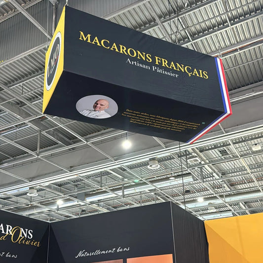 Backlit Hanging Banner Rectangular Structure For SIAL Paris Food Show