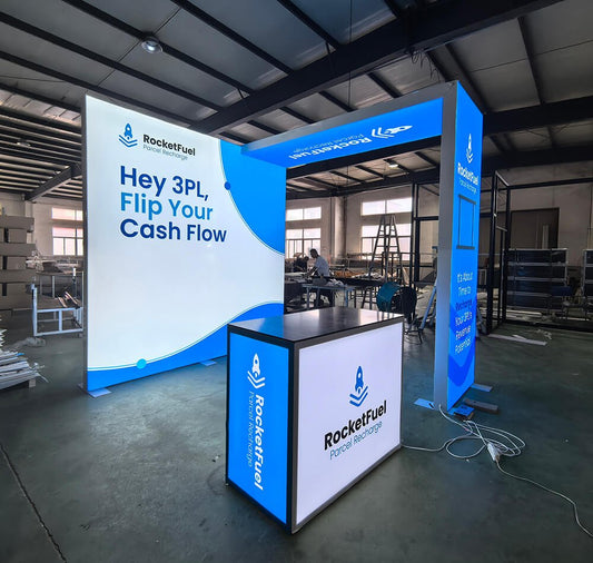 Custom 10 x 10ft Trade Exhibit Booth