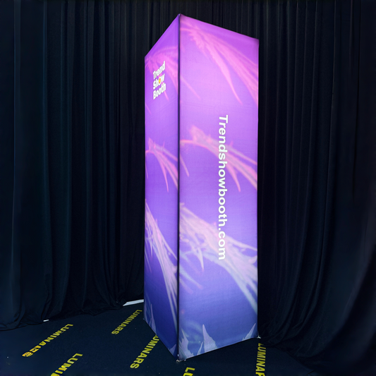 Portable Backlit Tower with Full SEG Fabric Graphics