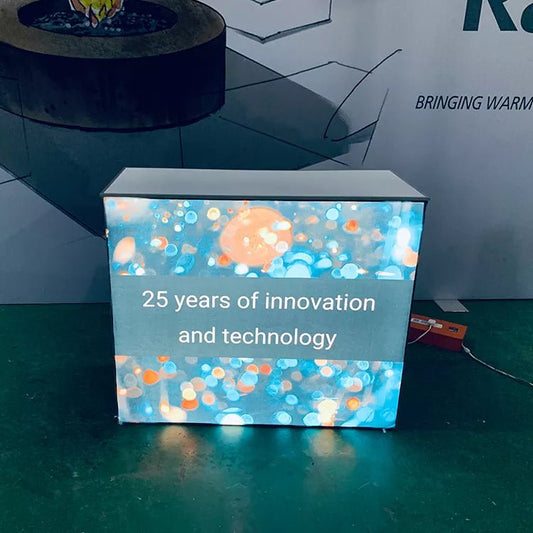 39"x16"x35" SEG Frame Illuminated Trade Show Display Counter