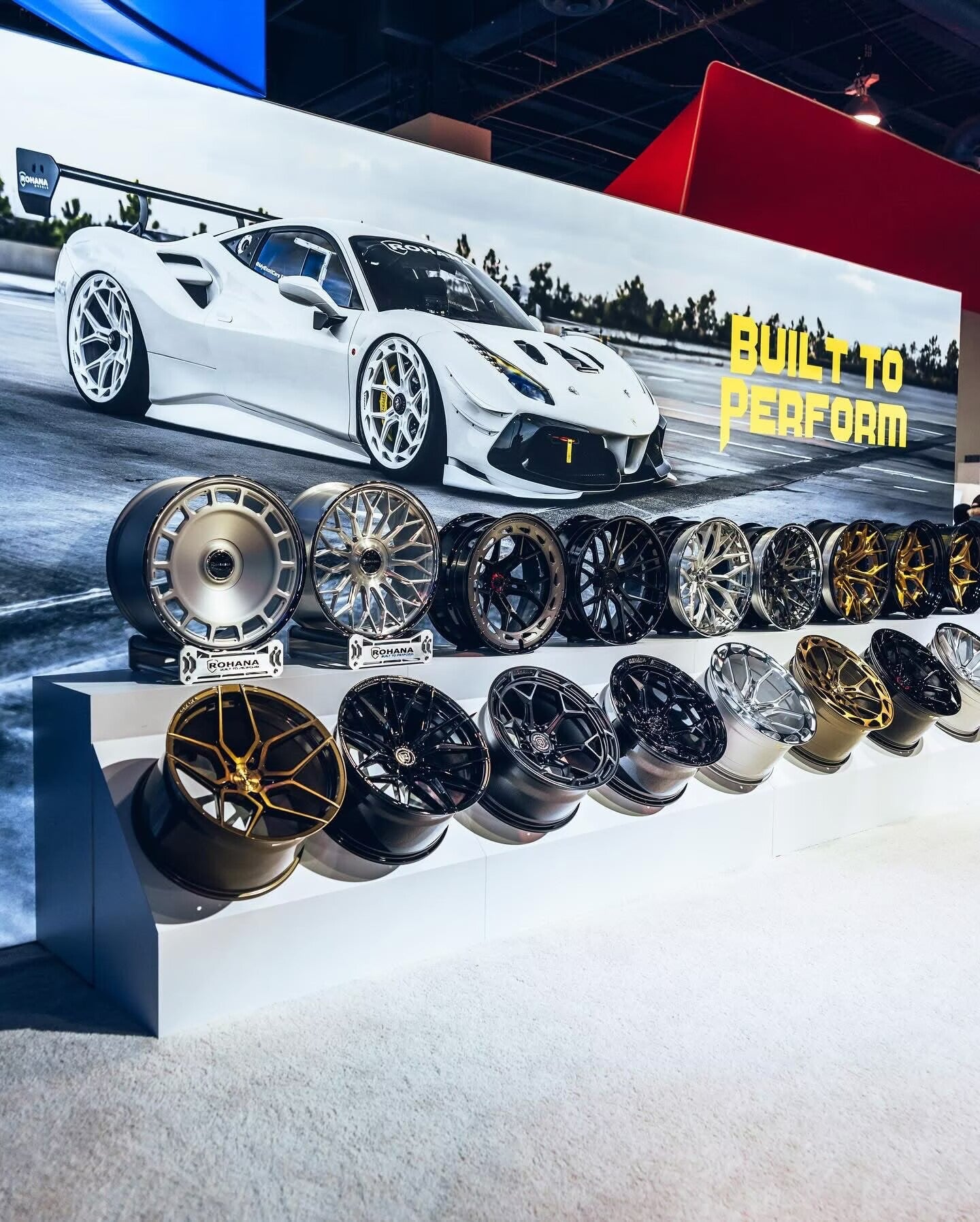 20x30 High Quality Booth from SEMA Las Vegas X Rohana Wheels