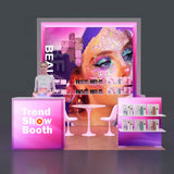 Trade Show Booth Design for Beauty Industry - 10x10/10x20 Exhibition Stand