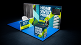 10×10 Backlit Portable Booth