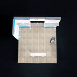 10x10 Versatile Portable LED Fabric Trade Show Booth Display from Creative Luminars