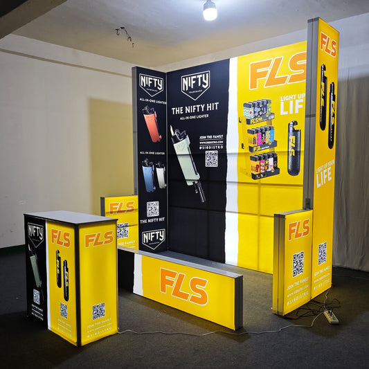 Backlit Trade Show Booth 10 x 10