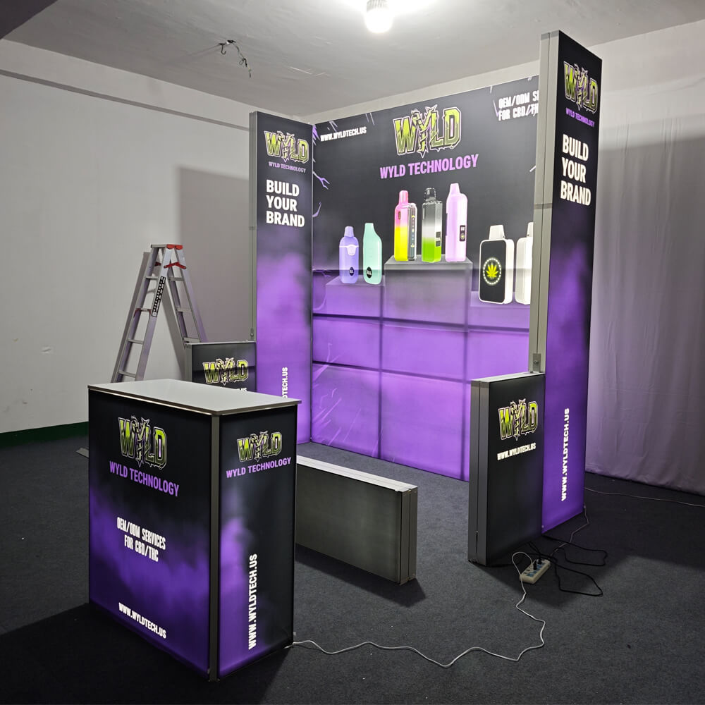 Backlit Trade Show Booth 10 x 10