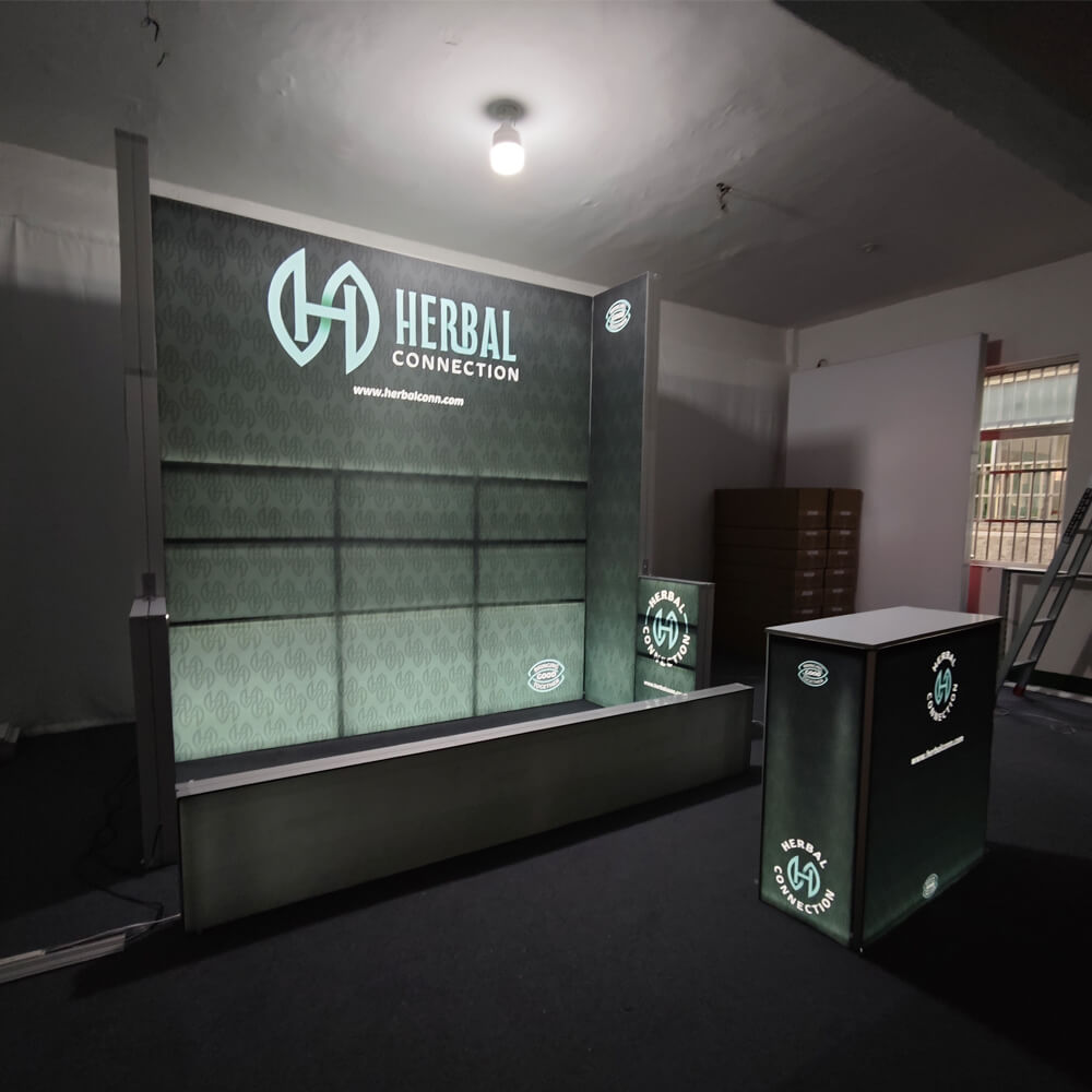 Backlit Trade Show Booth 10 x 10