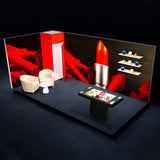 Lipstick Cosmetics Interactive Trade Show Booth Design - 10x20 Display Stand