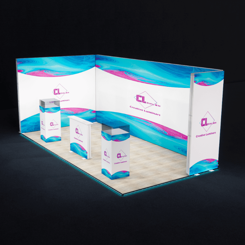 10x20 New Design SEG Lightbox Displays from Creative Luminars