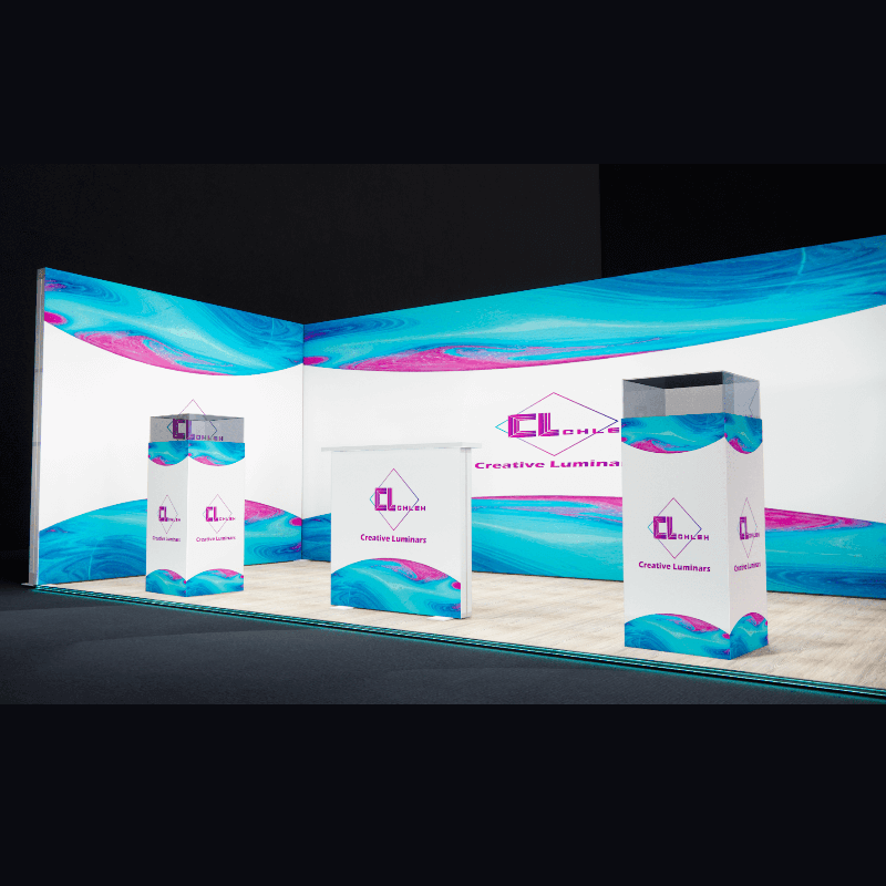 10x20 New Design SEG Lightbox Displays from Creative Luminars