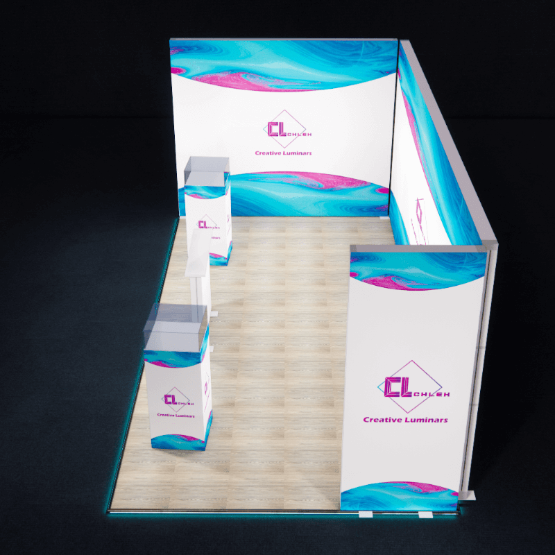10x20 New Design SEG Lightbox Displays from Creative Luminars