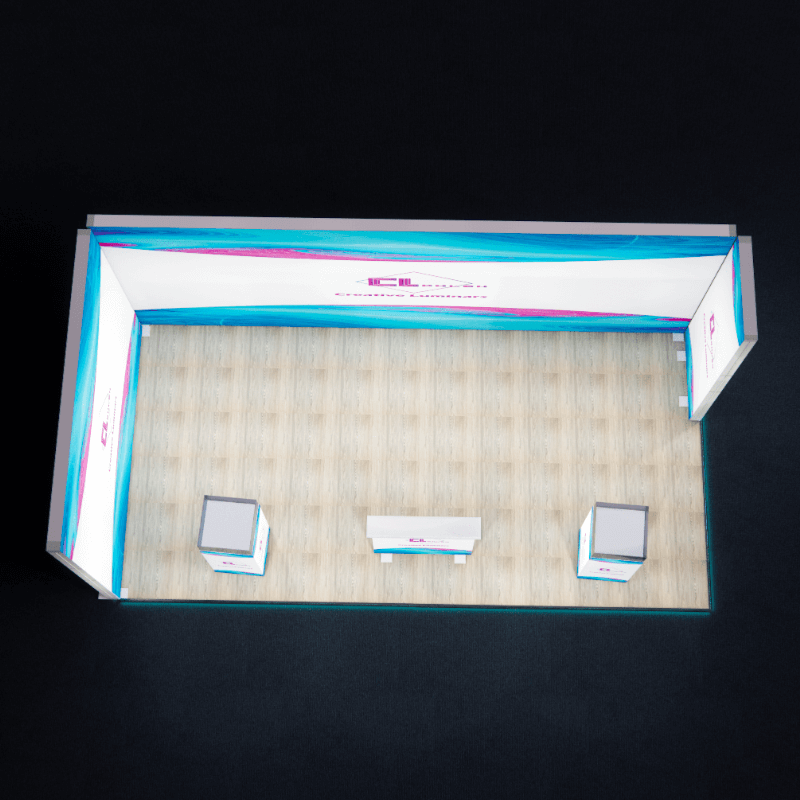 10x20 New Design SEG Lightbox Displays from Creative Luminars