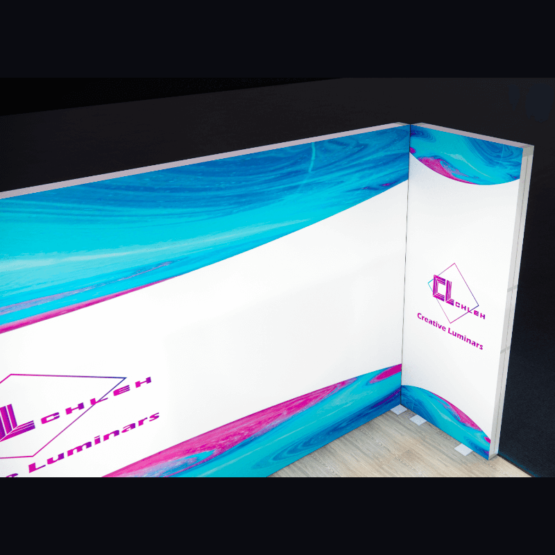 10x20 New Design SEG Lightbox Displays from Creative Luminars