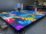 LED Video Flooring For Consumer Electronics, Auto, Animation Trade Shows
