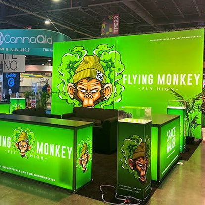 20×20 Modular LED Trade Show Booth Exhibit Displays Design for CHAMPS Las Vegas