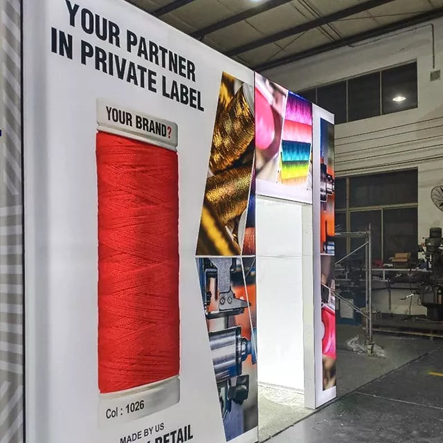 SEG Backlit Fabric Light Boxes | Lightbox Display Tower | Trade Show Display 10x10