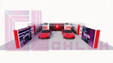 Creative Luminars Stunning Auto Show Booth 30x30 with LED Wall