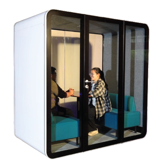 Meeting Pod for Trade Show Communication Experience