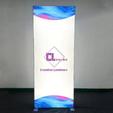 1x2m Creative Luminars SEG Portable Exhibiton Display Lightbox With Printed Graphics