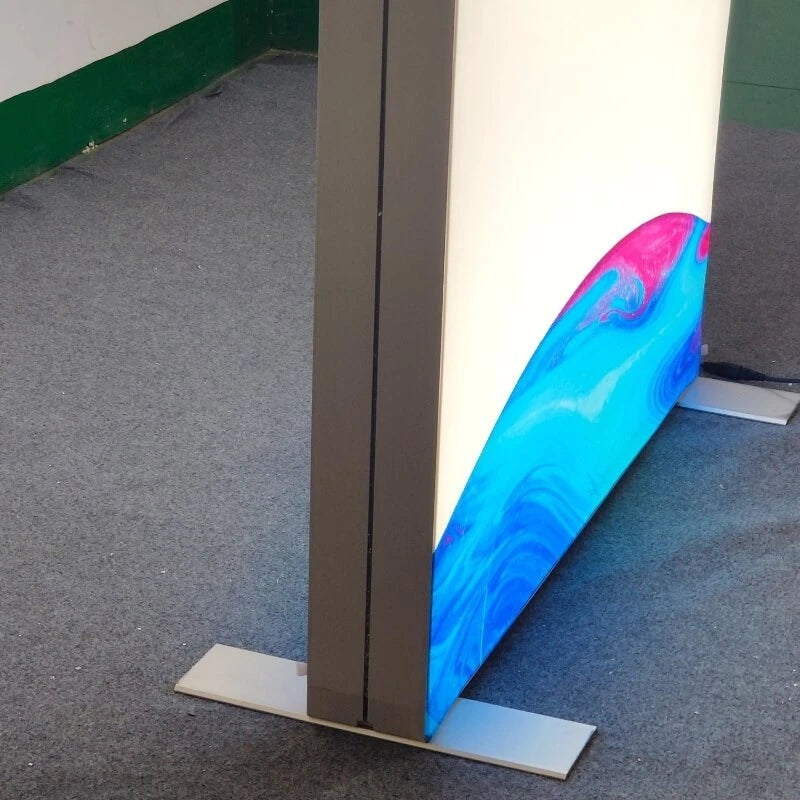 1x2m Creative Luminars SEG Portable Exhibiton Display Lightbox With Printed Graphics