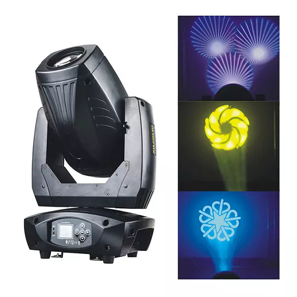 200w Spot Beam Wash 3in1 LED Moving Head Light DMX512