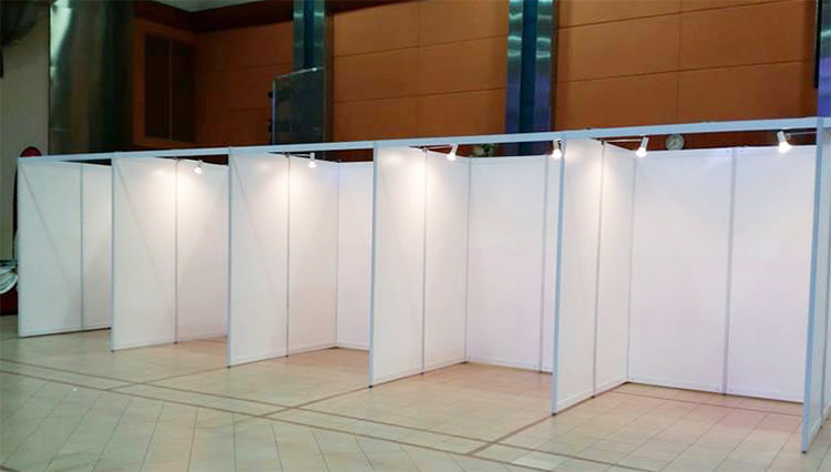 2x2 Compact Modular Exhibition Booth – Octanorm Shell Scheme