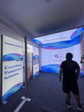 Creative Luminars Signature Portable LED Backlit Fabric Trade Show Display