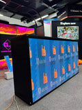 LED Screen Trade Show Table Display with High Quality Visuals and Modern Lighting Design