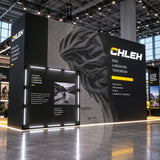 Custom Trade Show Tower Backdrop Display for CABDA Bike 20x30 Exhibit Booth