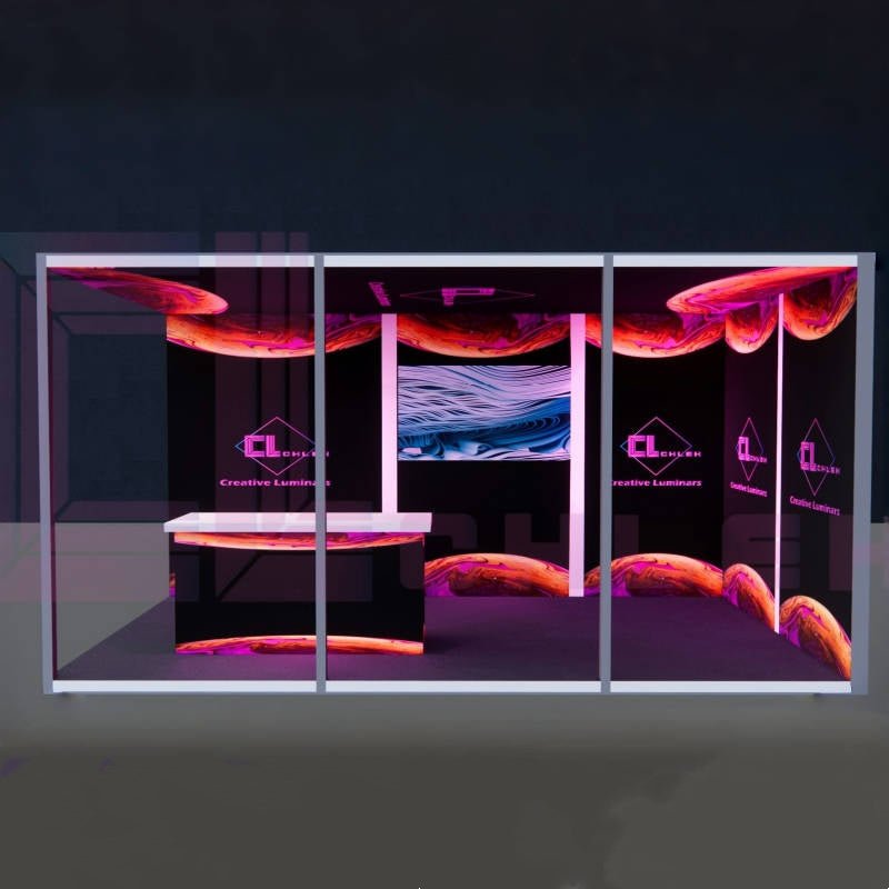 Unfold The Full Luminosity & Variety of Colors With Creative Luminars Exhibition Booth 20x10