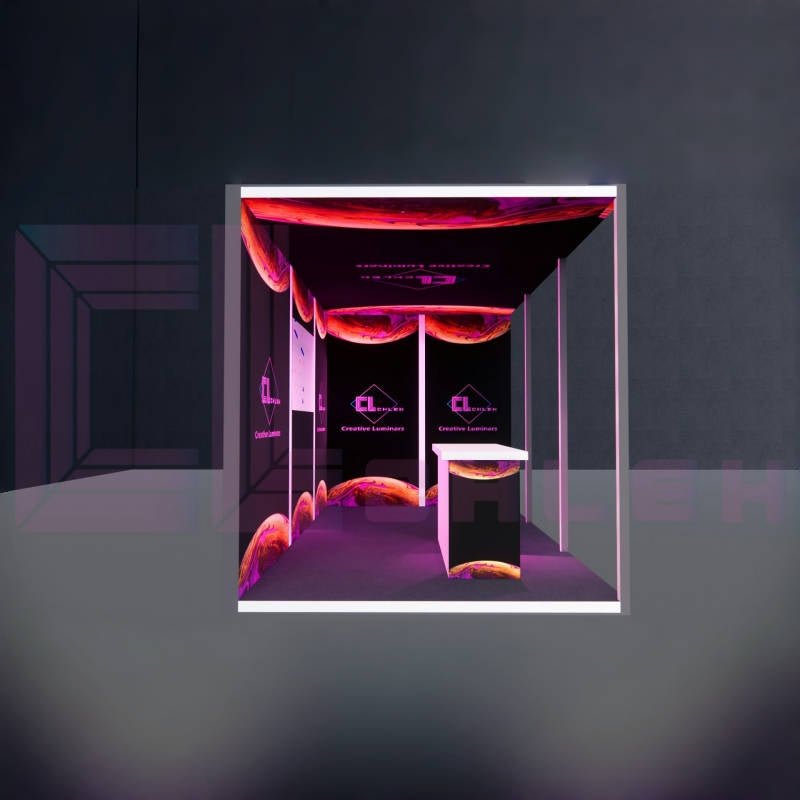 Unfold The Full Luminosity & Variety of Colors With Creative Luminars Exhibition Booth 20x10