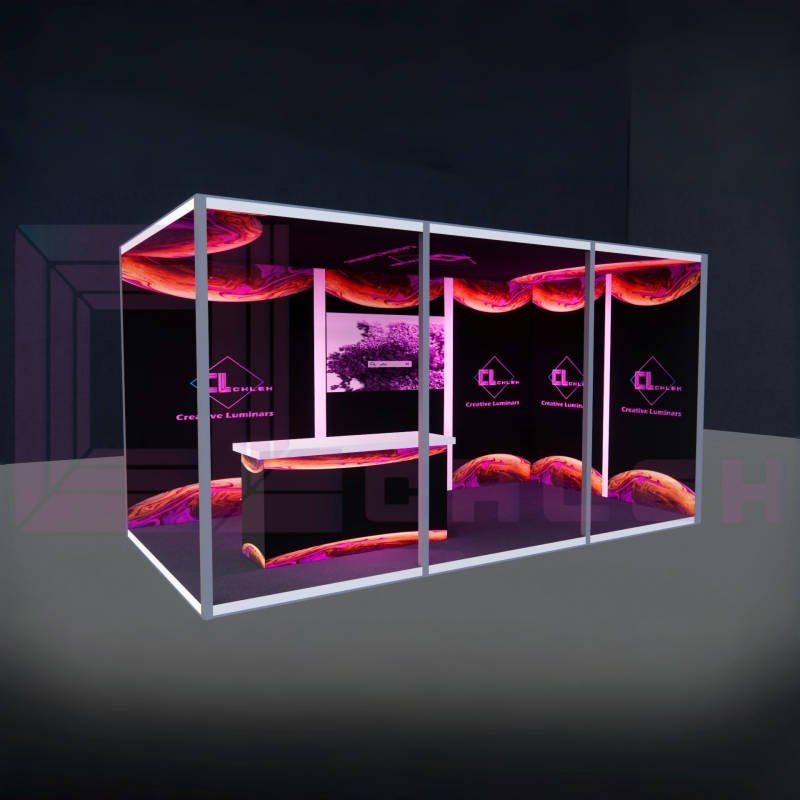 Unfold The Full Luminosity & Variety of Colors With Creative Luminars Exhibition Booth 20x10