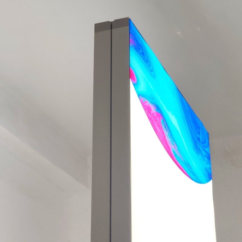 20x20 Aluminum Modular SEG Fabric Lightbox Exhibition Display from Creative Luminars