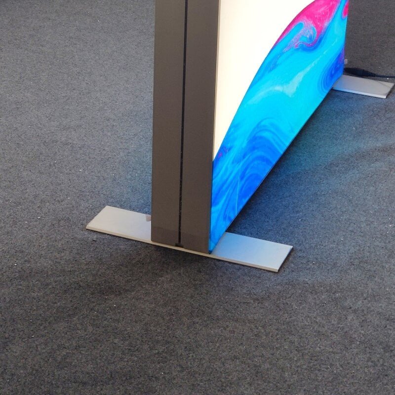 20x20 Aluminum Modular SEG Fabric Lightbox Exhibition Display from Creative Luminars