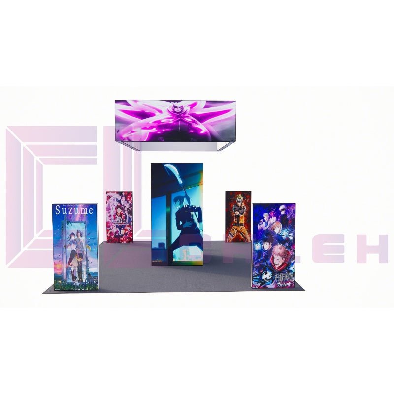 20x20 Trade Show Booth LED Displaying Solution Provider In Creativeness