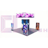 20x20 Trade Show Booth LED Displaying Solution Provider In Creativeness