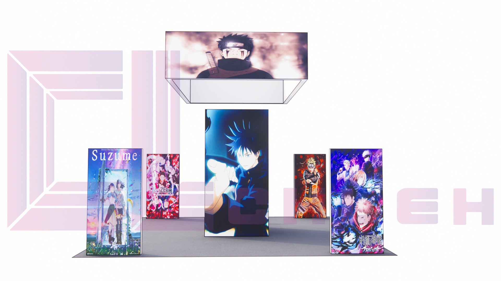 20x20 Trade Show Booth LED Displaying Solution